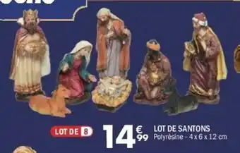 La Foir'Fouille Lot de santons offre