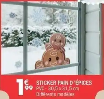 La Foir'Fouille Sticker pain d'épices offre