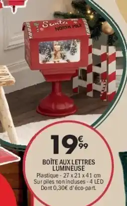 La Foir'Fouille Boîte aux lettres lumineuse offre