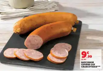 Hyper U Saucisson courbe cgf charcuterie offre