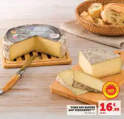 Hyper U Tome des bauges aop verdannet offre