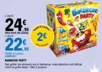 E.Leclerc Goliath - barbecue party offre