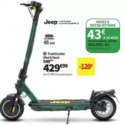 Conforama Jeep - trottinette électrique offre
