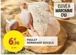 Intermarché Poulet normande avicole offre