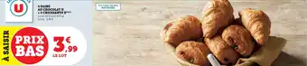 Hyper U 4 pains au chocolat u 4 croissants u offre