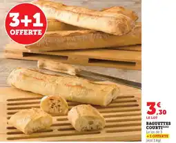 Hyper U Baguettes courti offre