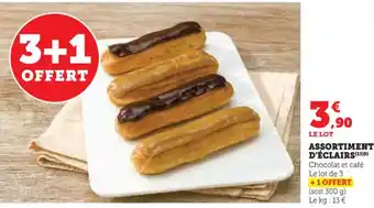 Hyper U Assortiment d'éclairs offre