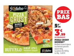 Hyper U Pizza crust sodebo offre