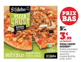 Hyper U Pizza crust sodebo offre