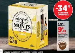 Hyper U Biere 3 monts blonde offre