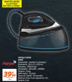 Netto Centrale à vapeur harper offre