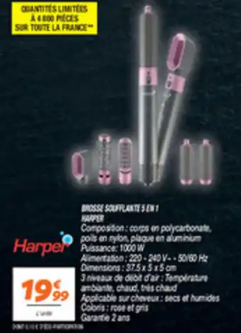 Brosse soufflantes ew1 harper