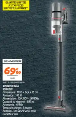 Netto Aspirateur bala schneider offre