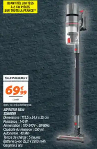 Netto Aspirateur bala schneider offre