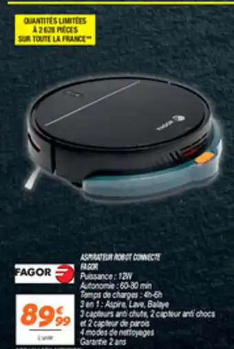 Netto Aspirateur robot connecte eagor offre