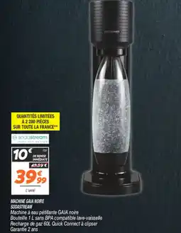 Netto Machine gaia noire sodastream offre