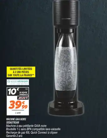Machine gaia noire sodastream