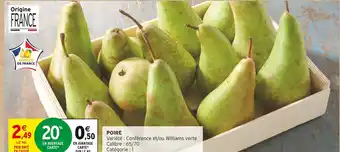 Intermarché Contact Poire offre