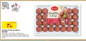 Intermarché Contact BIGARD Boulettes au Bœuf offre