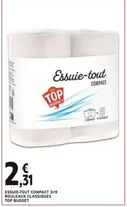 Intermarché Contact TOP BUDGET Essuie-tout compact offre