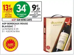 Intermarché Contact Blaissac AOP Bordeaux Rouge offre