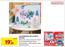 Intermarché Contact Disney Calendrier de l'Avent Stitch offre