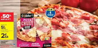 Carrefour Market Pizza crust sodebo offre