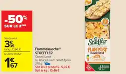 Carrefour Market Flammekueche stoeffler offre