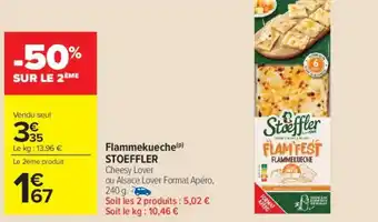 Carrefour Market Flammekueche stoeffler offre