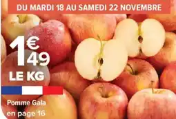 Carrefour Market Pomme gala offre