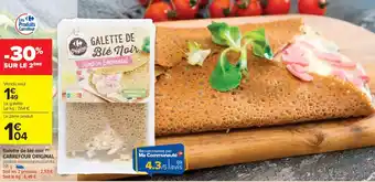 Carrefour Market Galette de blé noir carrefour original offre