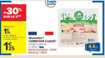 Carrefour Market Allumettes carrefour classic offre