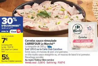 Carrefour Market Cervelas sauce rémoulade carrefour le marché offre