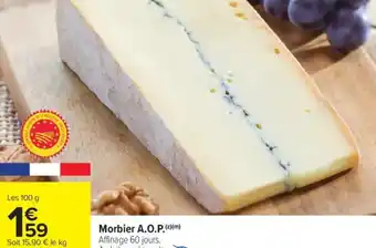 Carrefour Market Morbier a.o.p. offre
