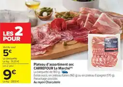 Carrefour Market Plateau d'assortiment sec carrefour le marché offre