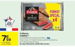 Carrefour Market 4 biftecks charal offre