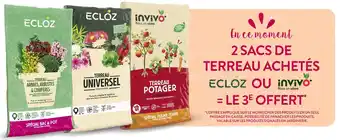 Delbard ECLOZ / INVIVO Nous on sème 2 SACS DE TERREAU ACHETÉS ECLOZ OU INVIVO Nous on sème = LE 3E OFFERT offre