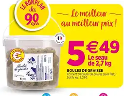 Delbard Boules de graisse offre