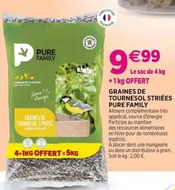 Delbard PURE FAMILY Graines de tournesol striées PURE FAMILY offre