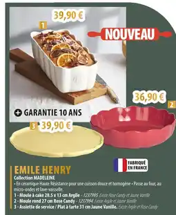 Cuisine Plaisir EMILE HENRY Moule à cake offre