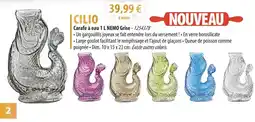 Cuisine Plaisir CILIO Carafe à eau 1 L NEMO Grise offre