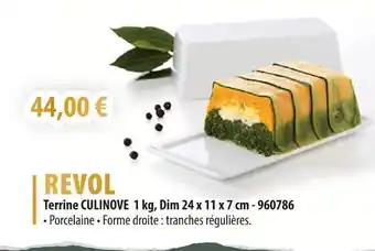 Cuisine Plaisir REVOL Terrine CULINOVE offre