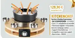 Cuisine Plaisir KITCHENCHEF Service à fondue 8 personnes offre