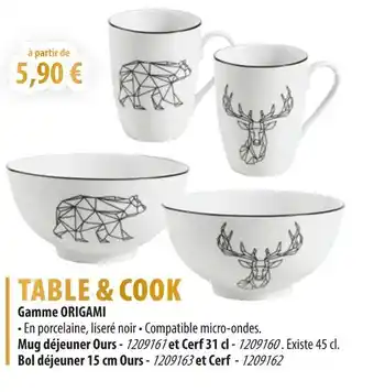 Cuisine Plaisir Table & cook offre