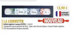 Cuisine Plaisir LA CORVETTE Coffret réglette 4 savons festifs offre