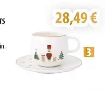 Cuisine Plaisir Tasse à café 12 cl let it snow offre