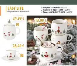 Cuisine Plaisir LET IT SNOW Mug offre