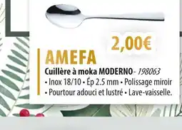 Cuisine Plaisir AMEFA Cuillère à moka MODERNO offre