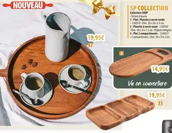 Cuisine Plaisir SP COLLECTION Plat / Planche à servir ronde offre