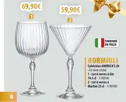 Cuisine Plaisir BORMIOLI Collection AMERICA'S 20 offre
